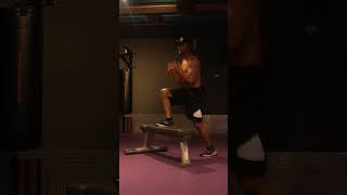 Shredder HIT the Bench Workout HighIntensity Training fitness hit motivation gym handstands [upl. by Elocan]