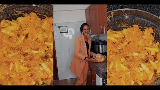 CARROT PINEAPPLE SALAD RECIPE Vlogmas cooking homemaking salad [upl. by Itsirhc]