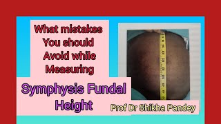 Obstetric Clinical ExaminationSymphysis fundal height How to measuresaisamarthgyneclasses [upl. by Mullac400]