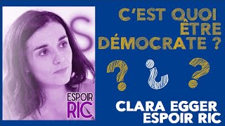 La démocratie selon Clara Egger [upl. by Ringsmuth]