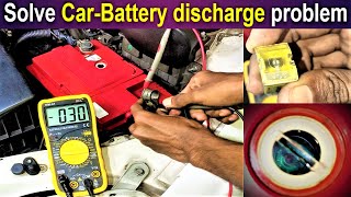 Car Battery Drain Problem Solution easy  How to solve battery discharge problem easily in Hindi [upl. by Nahum669]