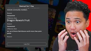 OMG i got banned on blox fruits [upl. by Adiuqal]