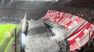 Opkomst Feyenoord  RB Salzburg 06112024 [upl. by Ydospahr]