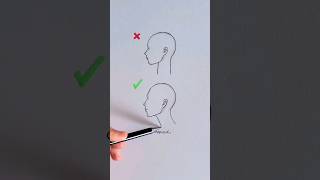 How to draw a neck 💁‍♀️ art artwork drawing satisfying sketch anime cartoon [upl. by Llemij]