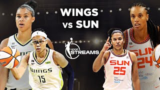 WNBA Playoffs Dallas Wings vs Connecticut Sun Preview LIVE 🏀  Hoop Streams [upl. by Acirret]