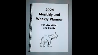 Inside the 2024 Monthly and Weekly Planner [upl. by Waynant]