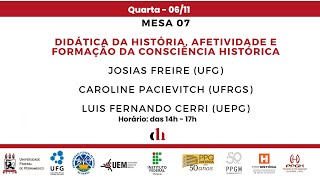 2º SIMPÓSIO INTERNACIONAL DE DIDÁTICA DA HISTÓRIA  POR UMA DIDÁTICA DA HISTÓRIA LATINOAMERICANA [upl. by Ellekcir]