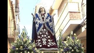 Bajada Virgen de los Dolores 2017  Semana Santa Callosa de Segura [upl. by Earezed]