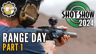 SHOT Show 2024 Range Day Part 1 [upl. by Baillieu]