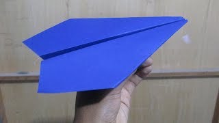 Como Hacer el Mejor Avión de Papel CLÁSICO que Vuela Mucho y Lejos  PAPER AIRPLANE [upl. by Naimerej683]