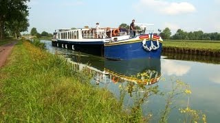 The 12 Passenger Hotel Barge Panache  Luxury Cruises in Alsace amp Lorraine France [upl. by Eyllom]