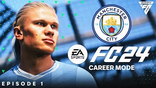 REALISTIC MAN CITY CAREER MODE  EA FC Career Mode 1 [upl. by Launce]