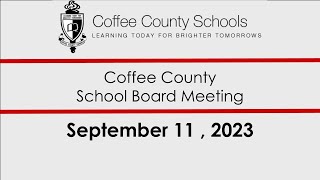 Coffee County School Board Meeting [upl. by Zwiebel]