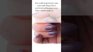 Professional Stiletto Nail Care Why It Matters for Perfect Nails [upl. by Leid297]