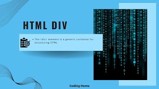 HTML  Divs Part 2 [upl. by Eluk]