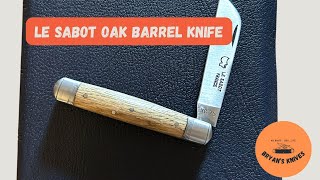 The Le Sabot Oak Barrel Knife  Would I buy again pocketknives france lesabot [upl. by Sathrum]