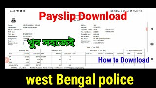 wbp payslipDownload your payslip online in WBIFMS HRMS Portal for West Bengal Government Employees [upl. by Elberta]