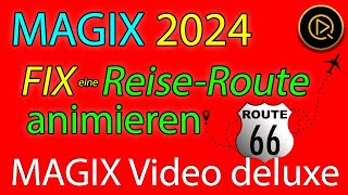 MAGIX Video deluxe ReiseroutenAnimation für Einsteiger MAGIX Travel Maps [upl. by Aubin881]