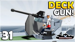 I Built A Powerful Deck Gun For Our Ship  Stormworks Search And Destroy Mode  Part 31 [upl. by Kisor]