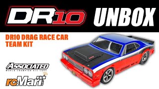 Team Associated DR10 Drag Race Car Team Kit 70027 Unbox [upl. by Muslim]