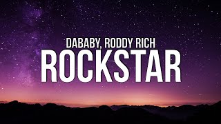 DaBaby  ROCKSTAR Lyrics ft Roddy Ricch [upl. by Tobin]