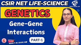 GeneGene Interaction1  Genetics  CSIR NET LIFESCIENCE apnasapnajrf [upl. by Richman]