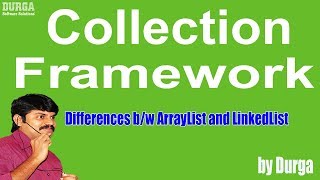 Differences between ArrayList and LinkedList Collection Framework [upl. by Armelda81]