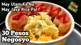 30 Pesos Rice Bowl Negosyo Java Rice Ang Kanin Nito [upl. by Stets78]