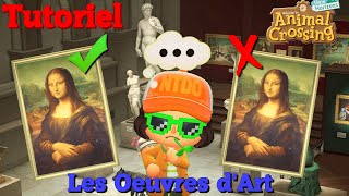 Les Oeuvres dArt  Tutoriel Animal Crossing New Horizons [upl. by Lamb]