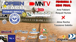 SEMI FINAL  7° OPEN BEACH TENNIS BIRIGUI JK300  BIRIGUI  SP [upl. by Tessa]