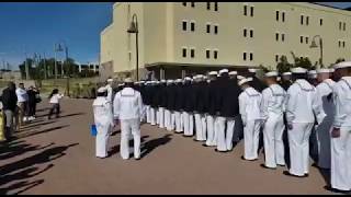 NAVY HOSPITAL CORPSMAN CADENCE A SCHOOL Class 205 Graduation day March 103119 [upl. by Southard]