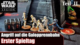 Star Wars Legion Turnier Angriff auf die Galopprennbahn erster Spieltag [upl. by Vial]