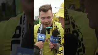 This BVB fan revealed Carras thoughts on the UCLToday crew 😂 [upl. by Llednek]