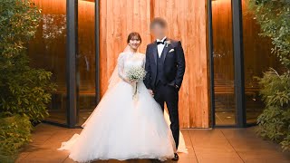 【結婚当日vlog】寝起きから式準備amp挙式まで1日密着💍【サプライズ  余興】 [upl. by Eisdnyl]