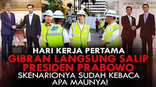 HARI KERJA PERTAMA GIBRAN LANGSUNG SALIP PRESIDEN PRABOWO SKENARIONYA SUDAH KEBACA APA MAUNYA [upl. by Washburn]