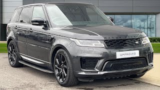 Approved Used Range Rover Sport 20 P400E HSE Dynamic Black  MW21 HTK  Stafford Land Rover [upl. by Nylanna214]