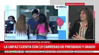 Educación especial en UNPAZ en C5N Desde el Conocimiento [upl. by Xenos]