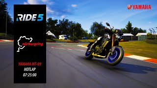 YAMAHA MT09  Nurburgring Nordschleife Hotlap  Ride 5 [upl. by Nilyaj]