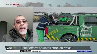 Relief efforts on snow stricken areas Dr Imtiaz Sooliman [upl. by Laure]