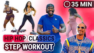 OLD SCHOOL JAM STEP WORKOUT  HIP HOP CLASSICS  35 MINUTES [upl. by Ingeborg]