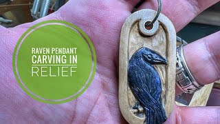 Raven Wood Carving [upl. by Lotta]