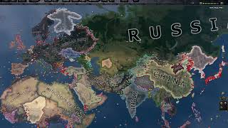 Götterdämmerung old world non historical  Hoi4 Timelapse [upl. by Orenid875]