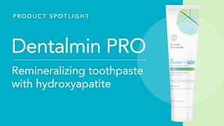 Dentalmin PRO Natural Hydroxyapatite Toothpaste for Stronger Whiter Teeth [upl. by Yule]