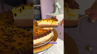 Torta de Maracujá com Chocolate 🍫  Tortas de Vitrine por Mayara Campos [upl. by Martinelli761]