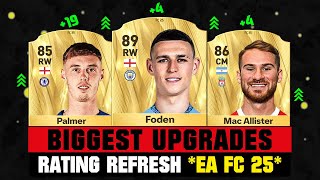 FIFA 25  BIGGEST PREMIER LEAGUE RATING UPGRADES EA FC 25 😱🔥 ft Foden Palmer Mac Allister… [upl. by Aralc437]