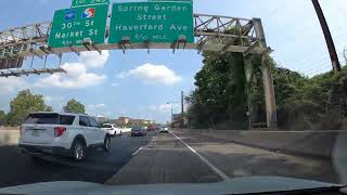 I76 East Central Philadelphia PA 25082024 [upl. by Barnabas]