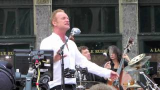 Sting performs quotEnglishman In New Yorkquot live in NYC [upl. by Jea]