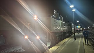 Amtrak A790  11212024 Ft Dash 8 503 [upl. by Dier857]