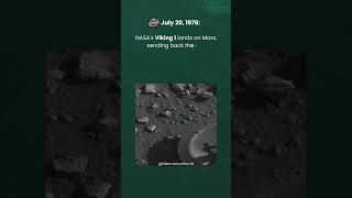 July 20 1976 NASAs Viking 1 lands on Mars sending back the first detailed images of the Martian [upl. by Etti]