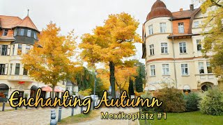 Walking Tour Affluent Neighborhoods in Autumn Berlin Germany [upl. by Leirad]